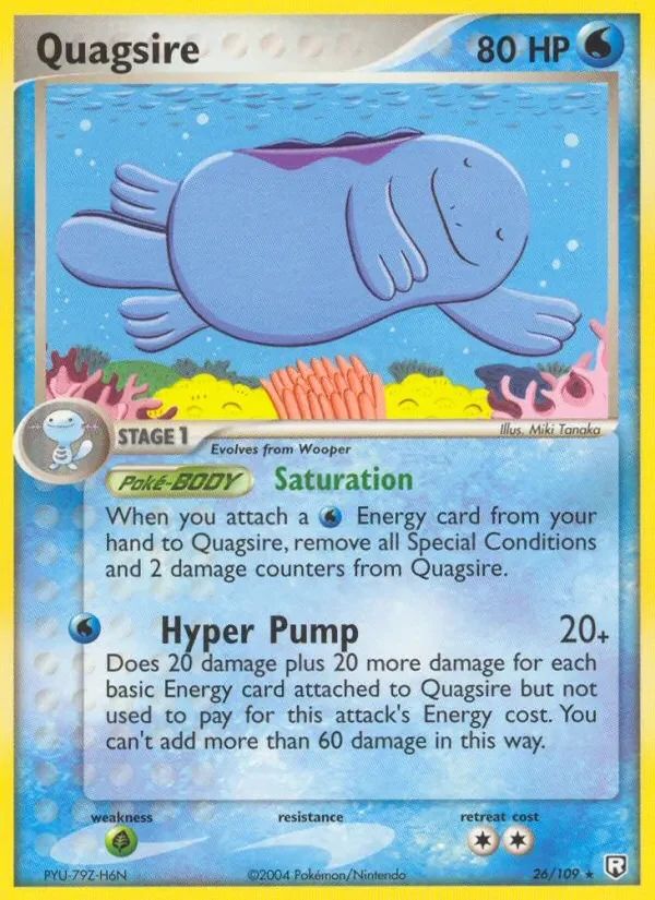 Quagsire EX Team Rocket Returns card