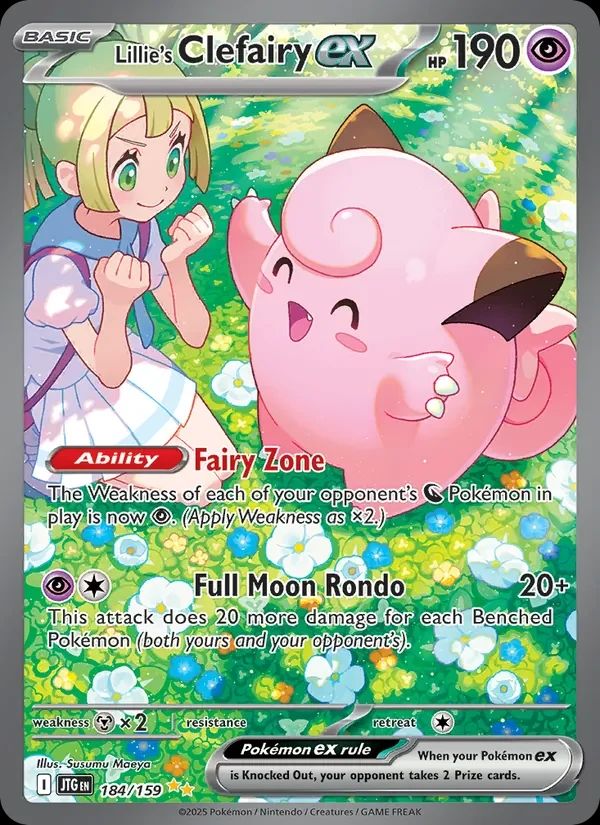 Lillie's Clefairy Ex Journey Together card