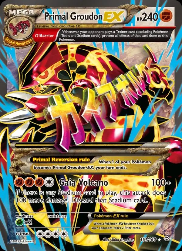 Primal Groudon EX Primal Clash card