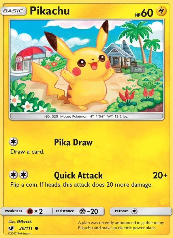 Pikachu Crimson Invasion card