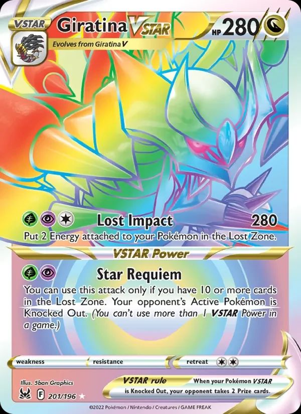 Giratina VSTAR Lost Origin card