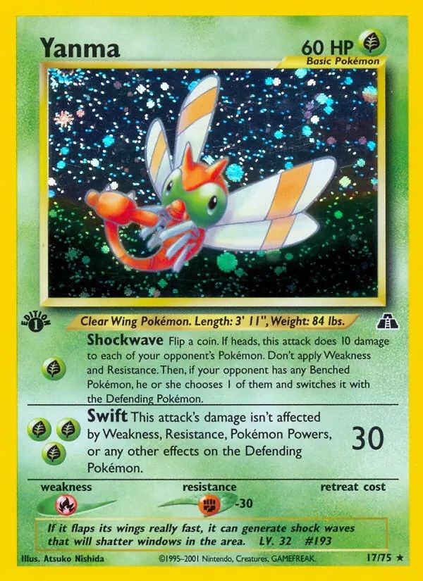 Yanma Neo Discovery card