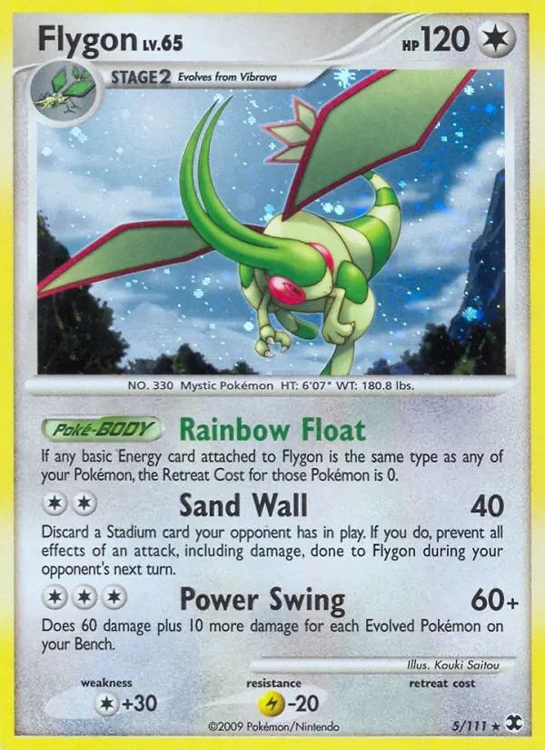 Flygon Rising Rivals card