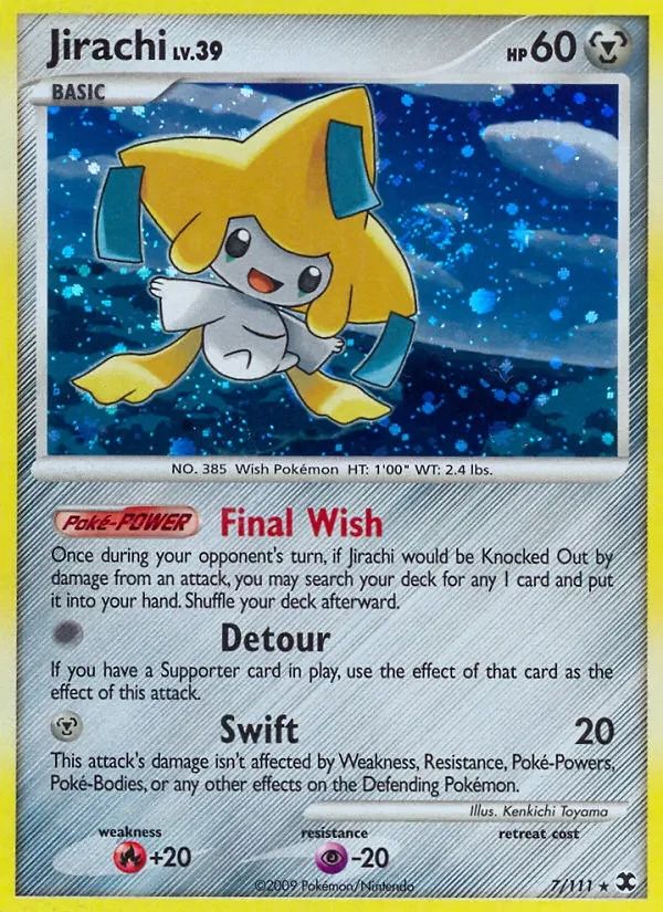 Jirachi Rising Rivals card
