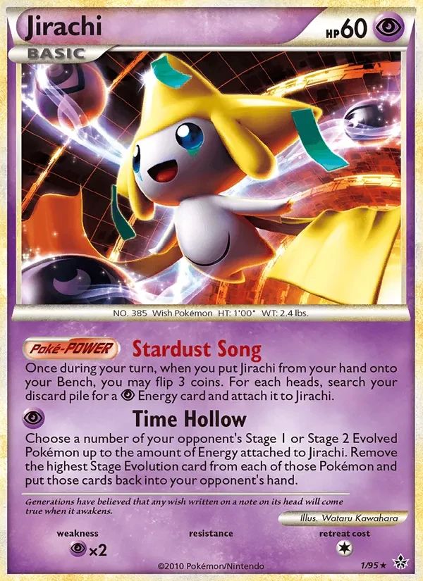 Jirachi Unleashed card