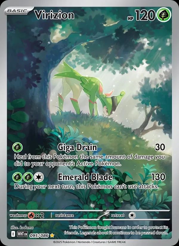 Virizion White Flare card