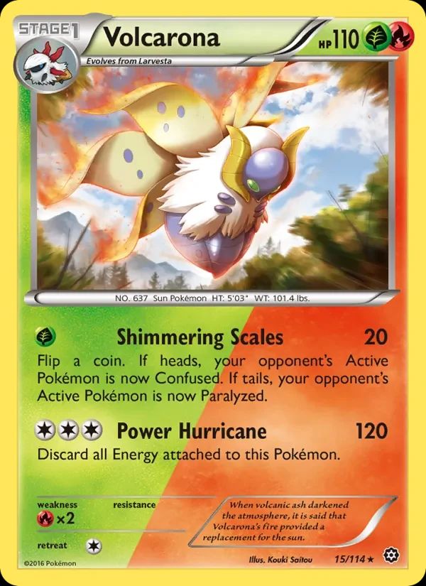 Volcarona Steam Siege card