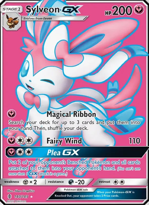 Sylveon GX Guardians Rising card
