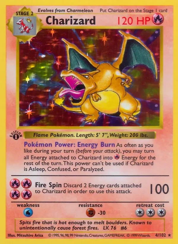 Charizard Base Set card