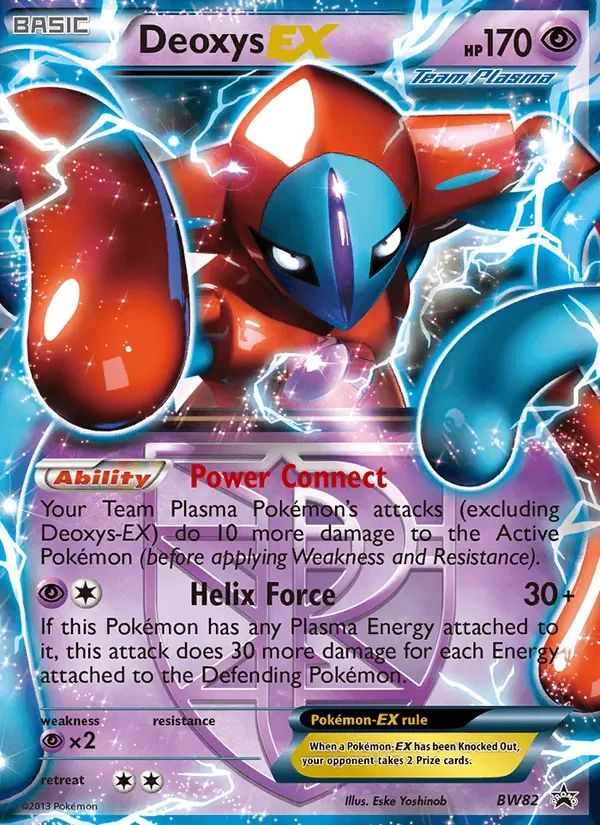 Deoxys EX BW Black Star Promos card
