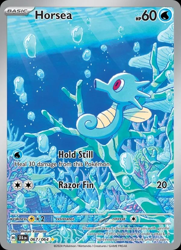 Horsea Shrouded Fable card
