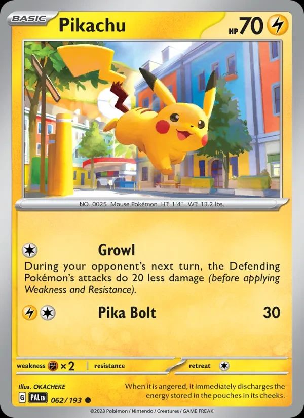 Pikachu Paldea Evolved card