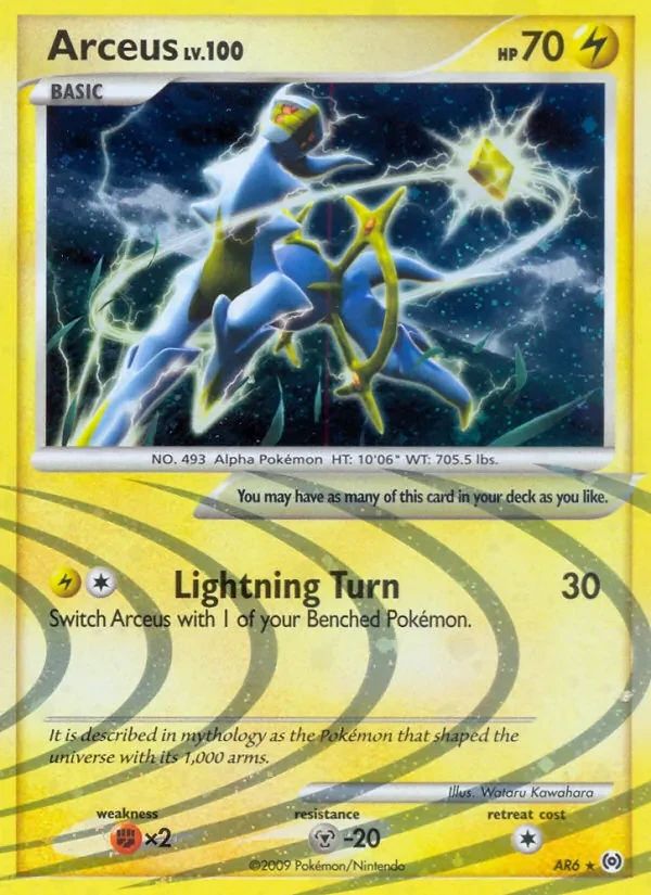 Arceus Arceus card