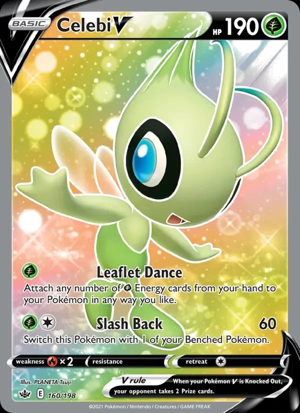 Celebi V Chilling Reign card