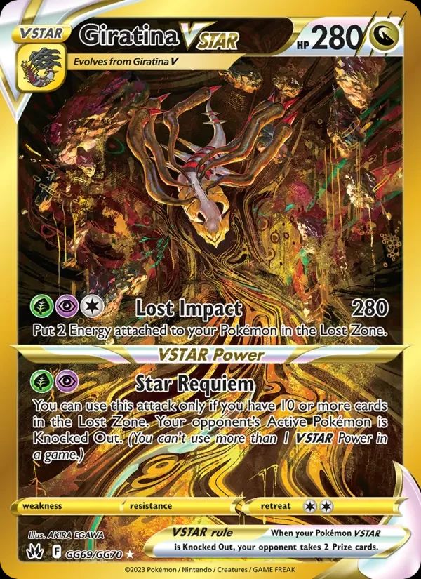 Giratina VSTAR Crown Zenith card