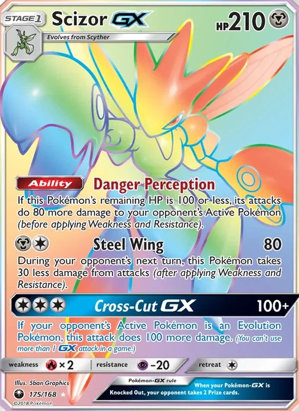 Scizor GX Celestial Storm card