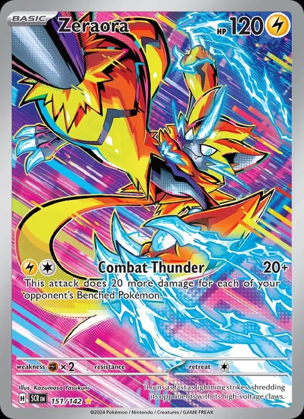 Zeraora Stellar Crown card
