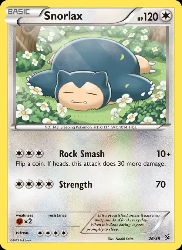 Snorlax Kalos Starter Set card