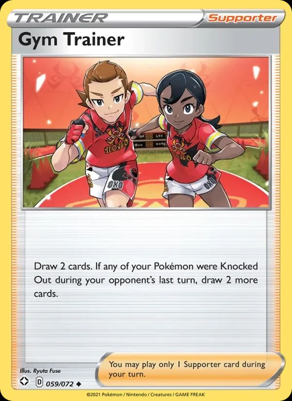 Gym Trainer Shining Fates card