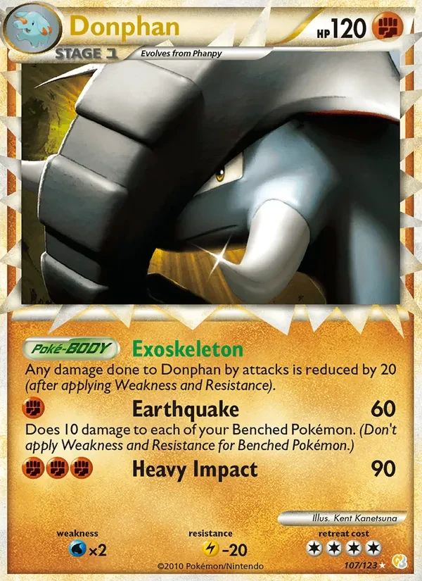 Donphan HeartGold & SoulSilver card