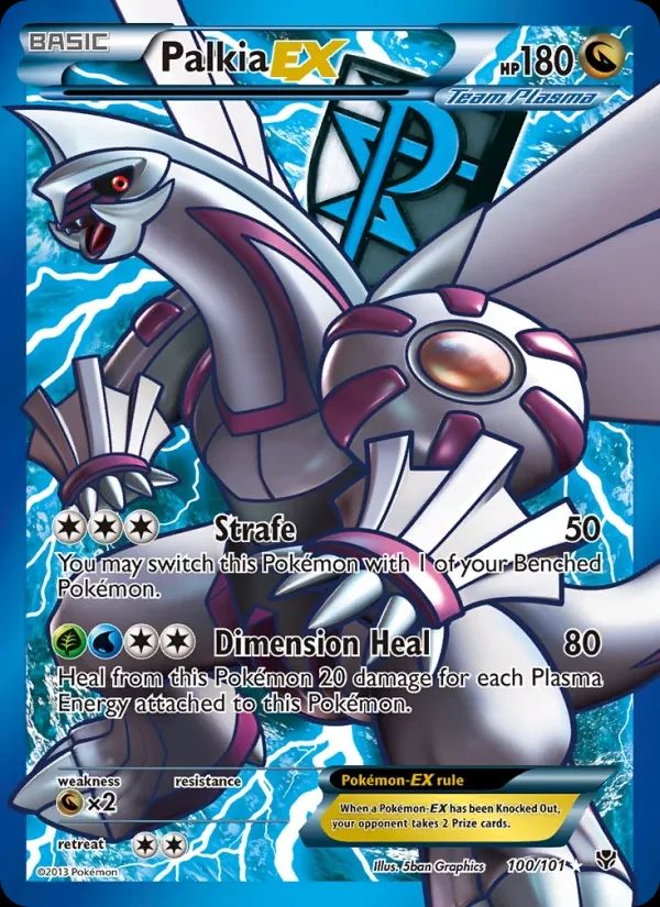 Palkia EX Plasma Blast card