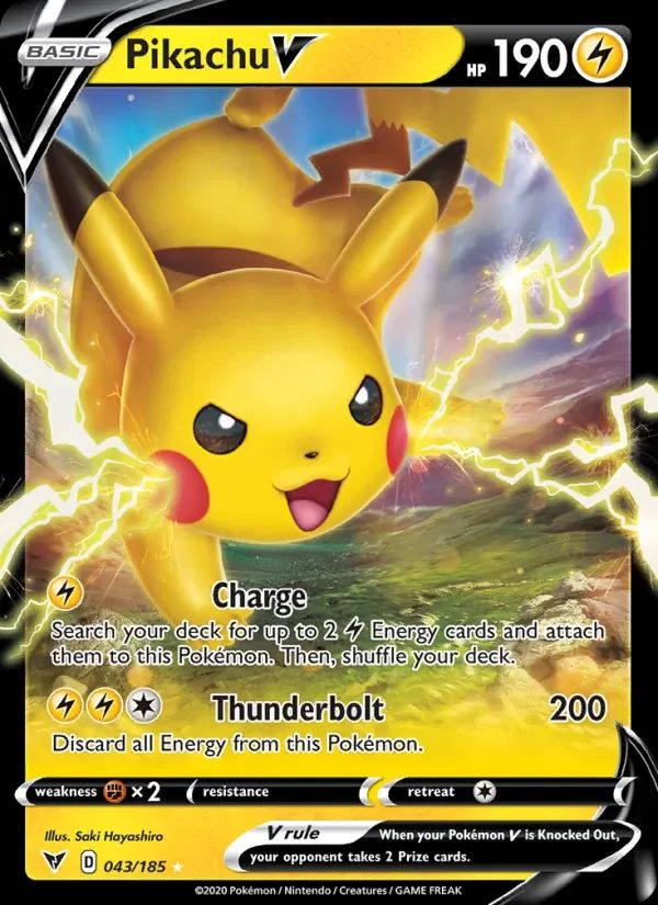 Pikachu V Vivid Voltage card