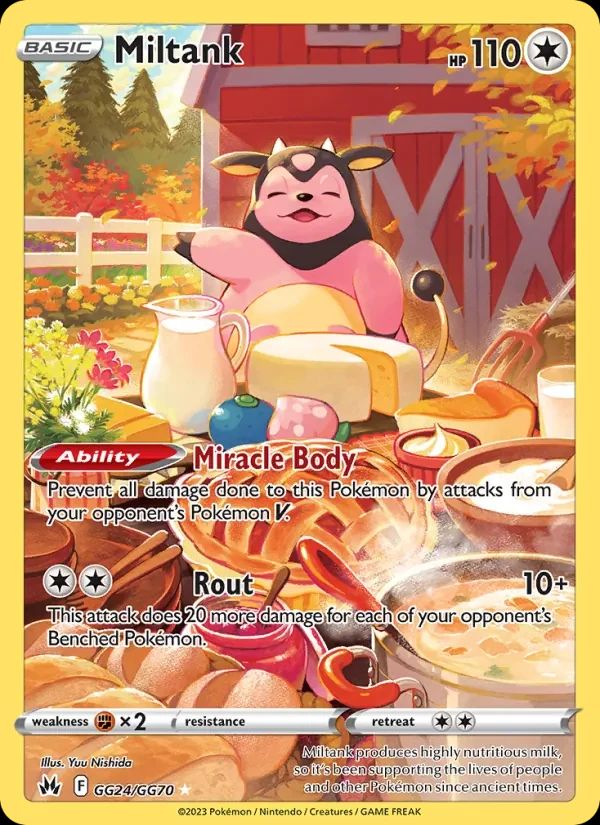 Miltank Crown Zenith card