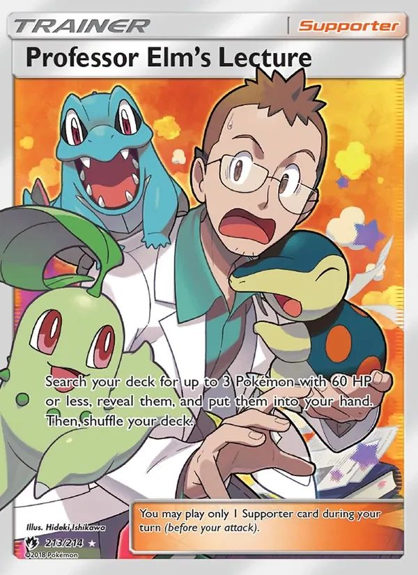 Professor Elm's Lecture Lost Thunder card