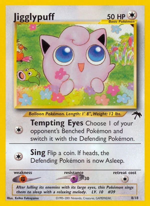 Jigglypuff Southern Islands card