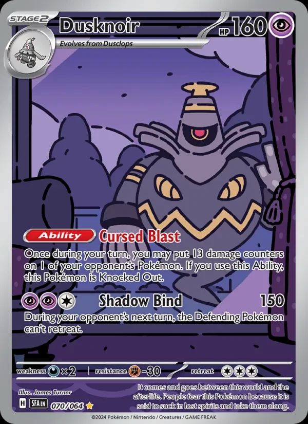 Dusknoir Shrouded Fable card