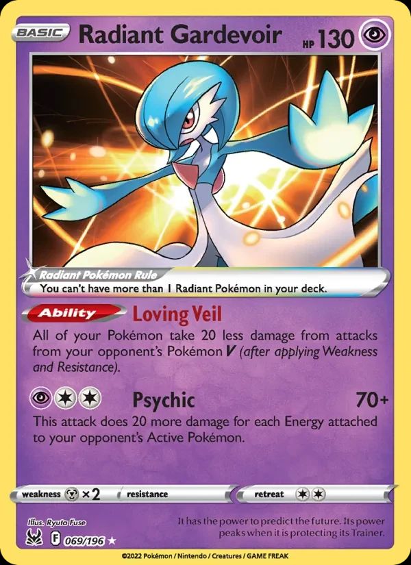 Radiant Gardevoir Lost Origin card