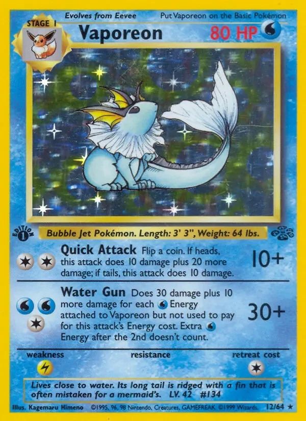 Vaporeon Jungle card