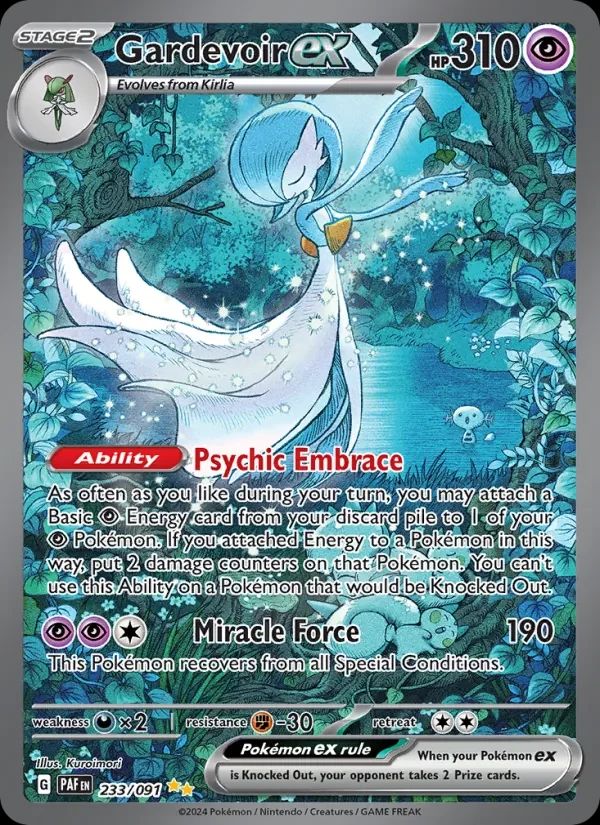 Gardevoir ex Paldean Fates card