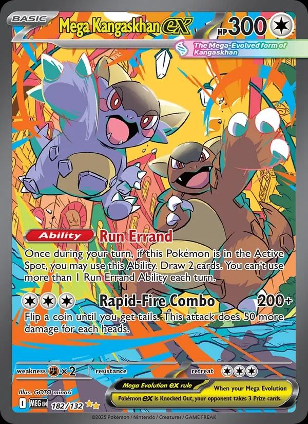 Mega Kangaskhan ex Mega Evolution card