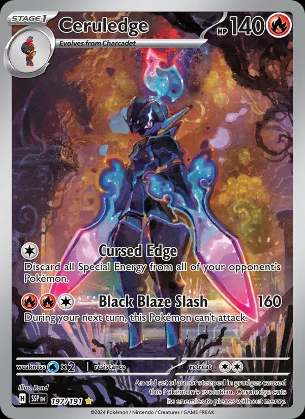 Ceruledge Surging Sparks card