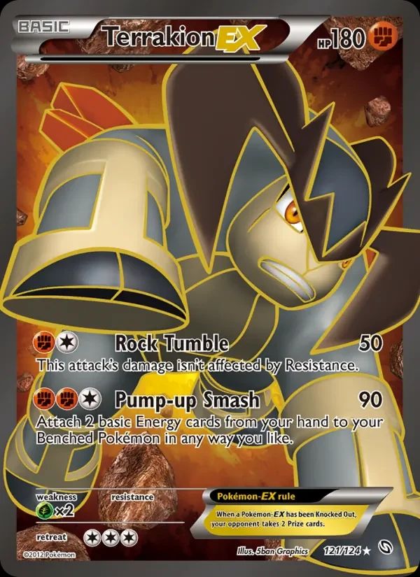 Terrakion EX Dragons Exalted card