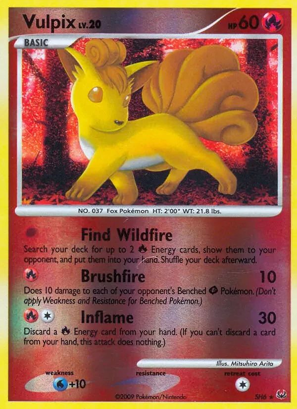 Vulpix Platinum card