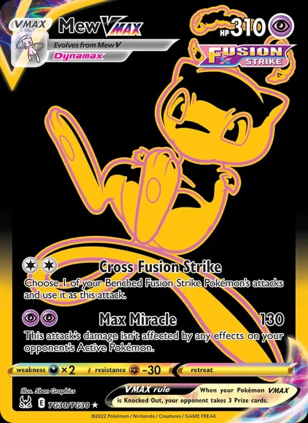 Mew VMAX Lost Origin card