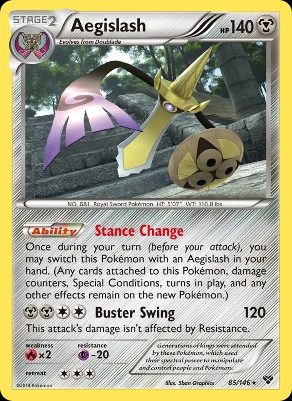 Aegislash XY card