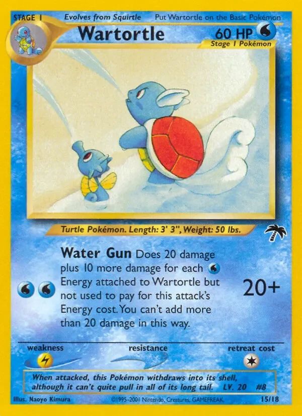 Wartortle Southern Islands card