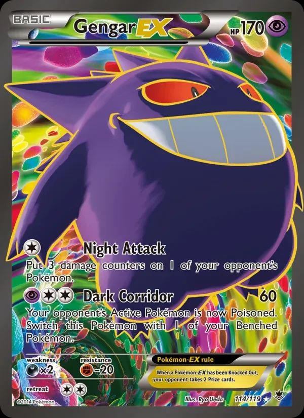 Gengar EX Phantom Forces card