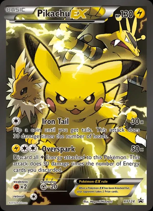 Pikachu EX XY Black Star Promos card