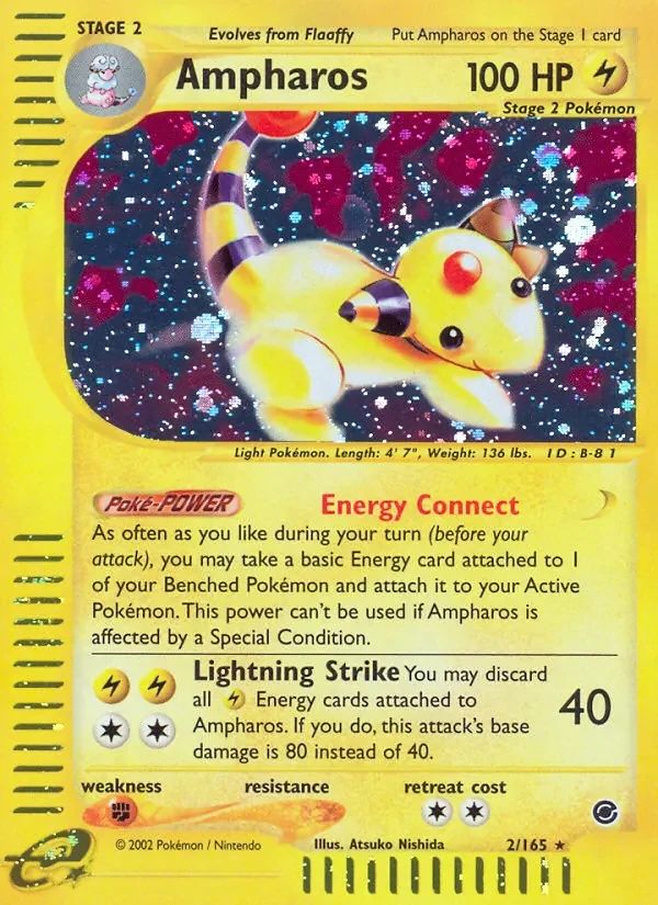 Ampharos Expedition Base Set card
