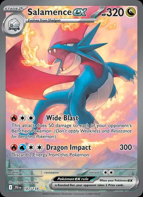 Salamence ex Journey Together card