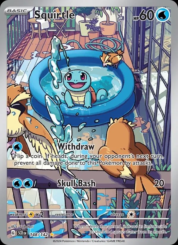 Squirtle Stellar Crown card
