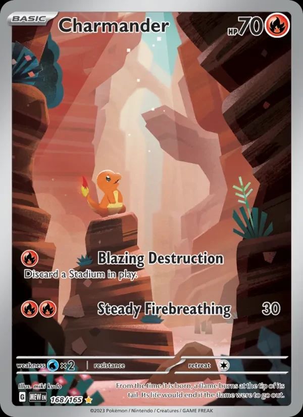 Charmander Scarlet & Violet 151 card