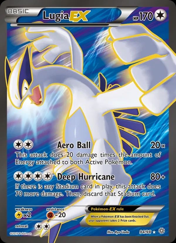 Lugia EX Ancient Origins card