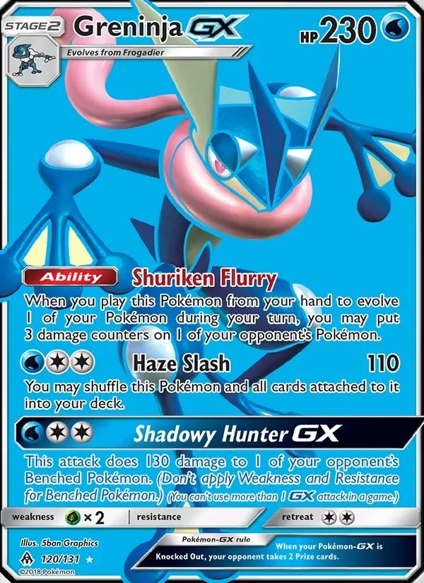 Greninja-GX Forbidden Light card
