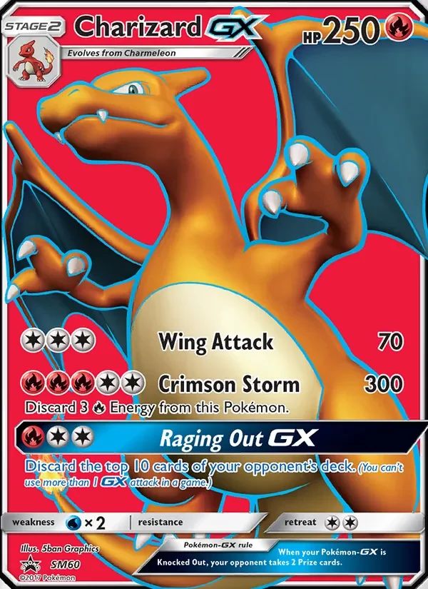 Charizard GX SM Black Star Promos card