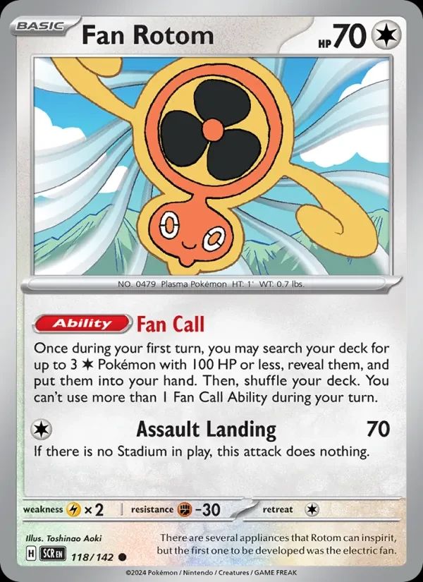 Fan Rotom Stellar Crown card